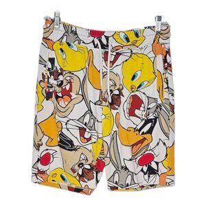 SUMMER SALE Looney Tunes Characters Shorts Drawstring Waist 3 Pockets men's med